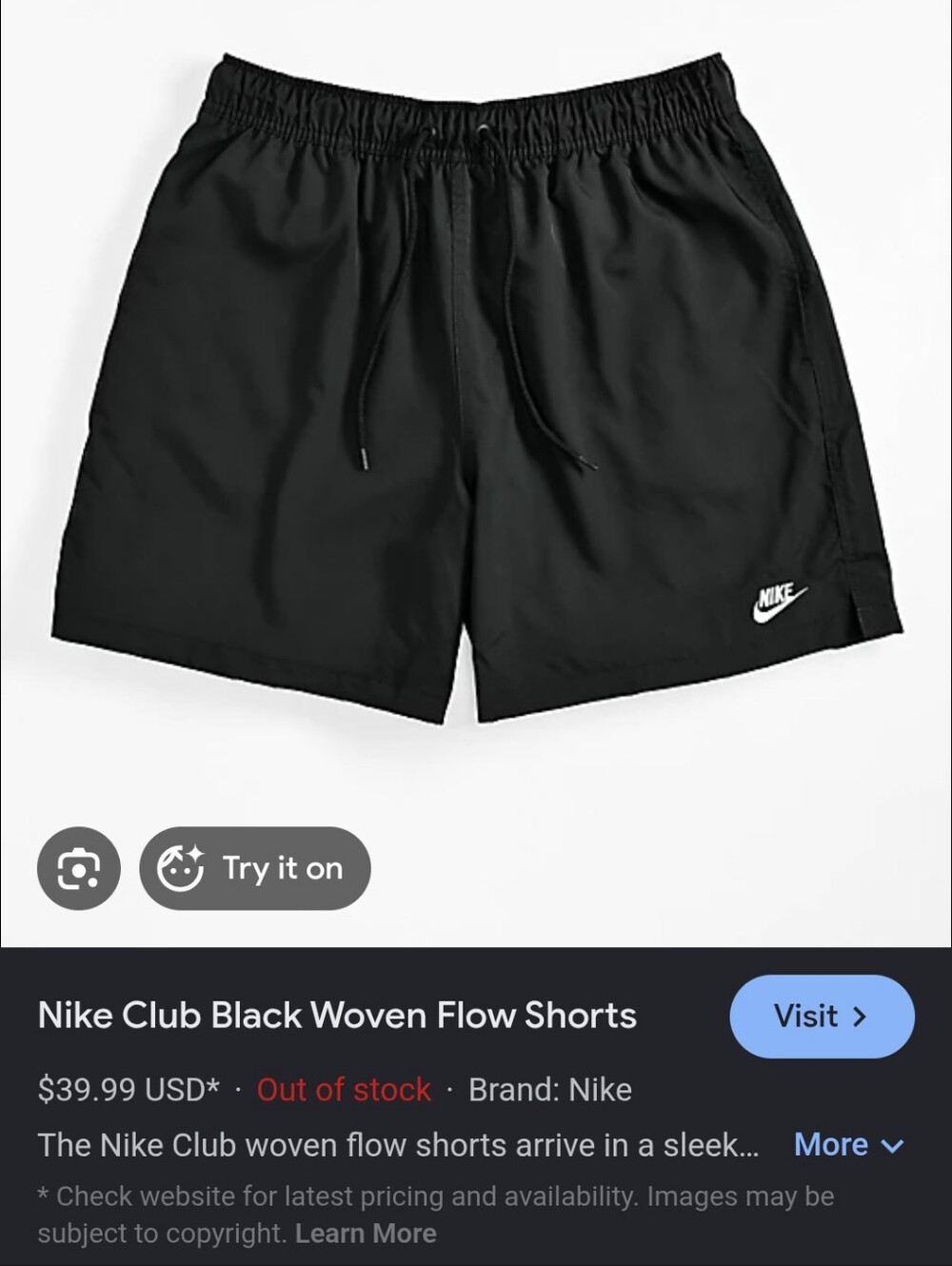 Nike Woven Shorts XS - Picture 14 of 14